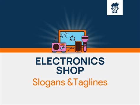 electronics shop slogan